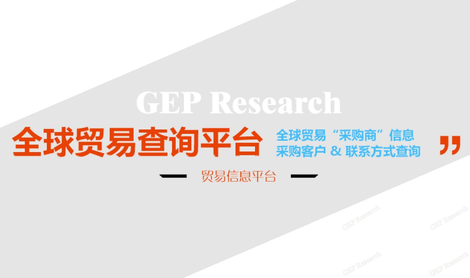 GEP Research全球進(jìn)出口貿(mào)易平臺